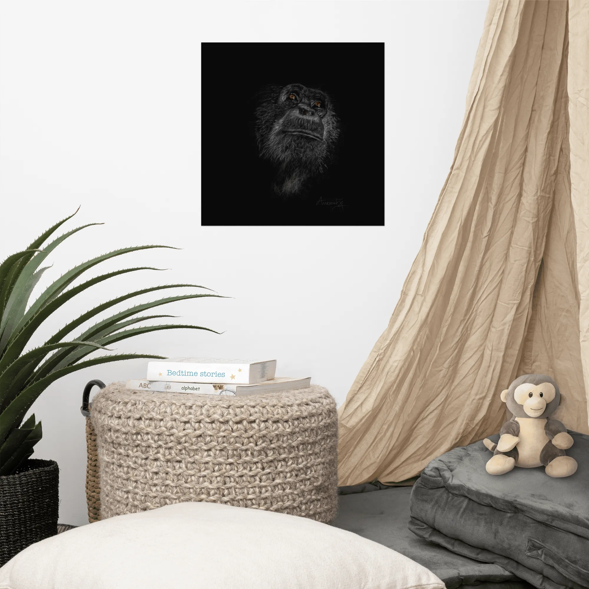 Ape by Samuel Friday - Poster