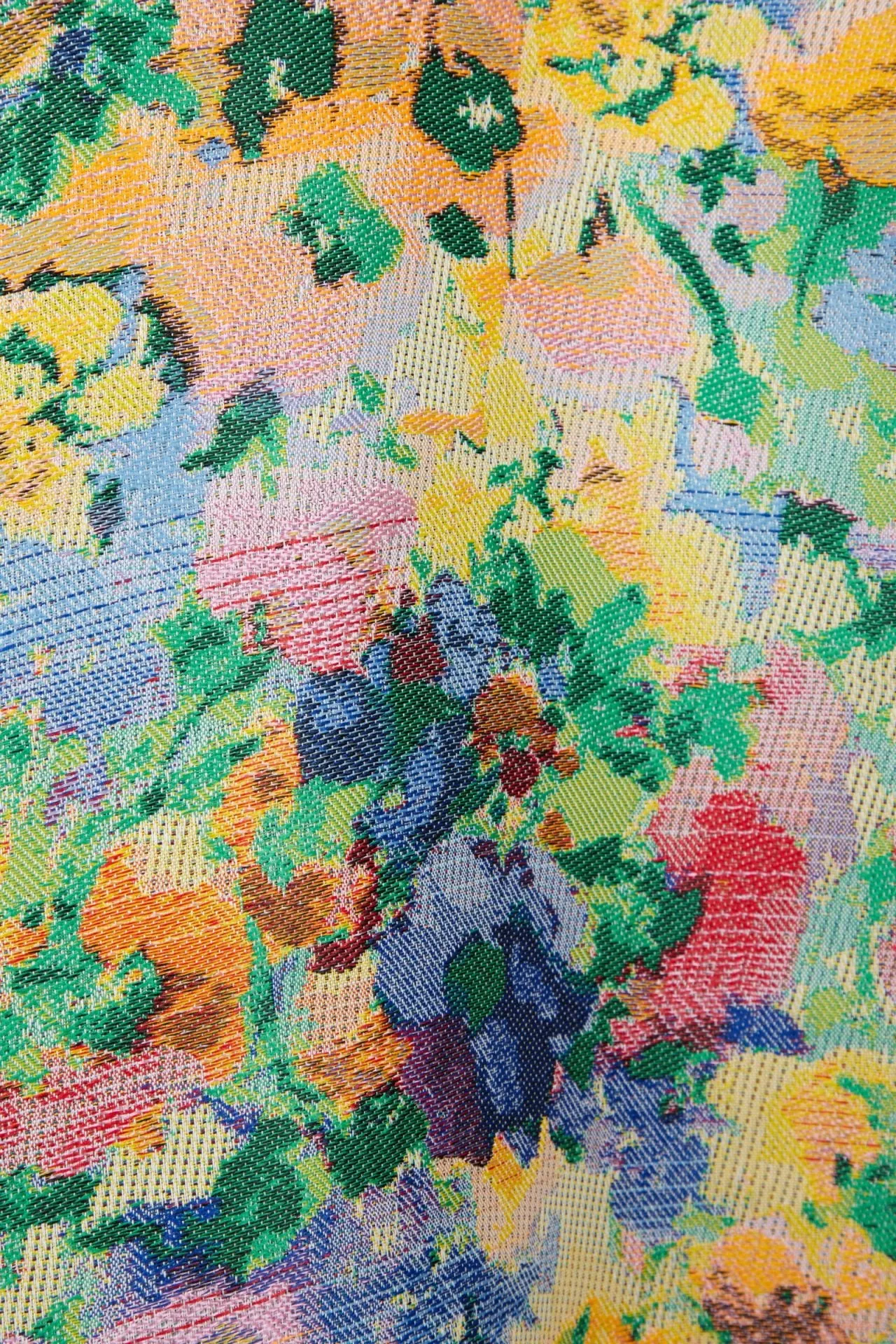 Benjamin Benmoyal - Wrap Skirt: Flowers Jacquard