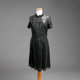 Brooks Bros. black lace dress, size 8