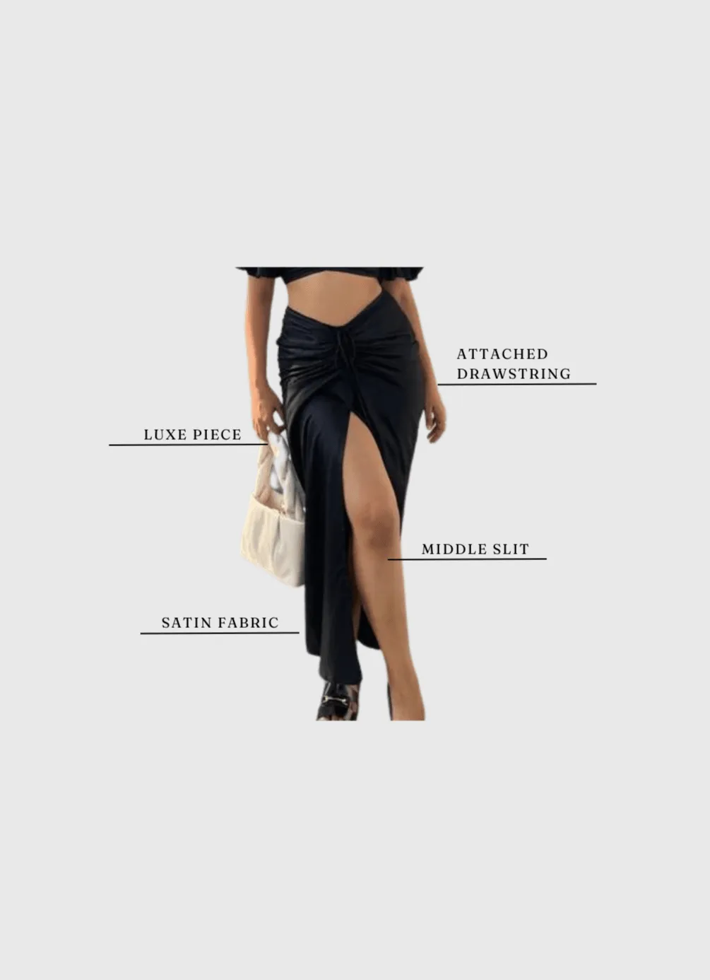 Cleo Drawstring Skirt