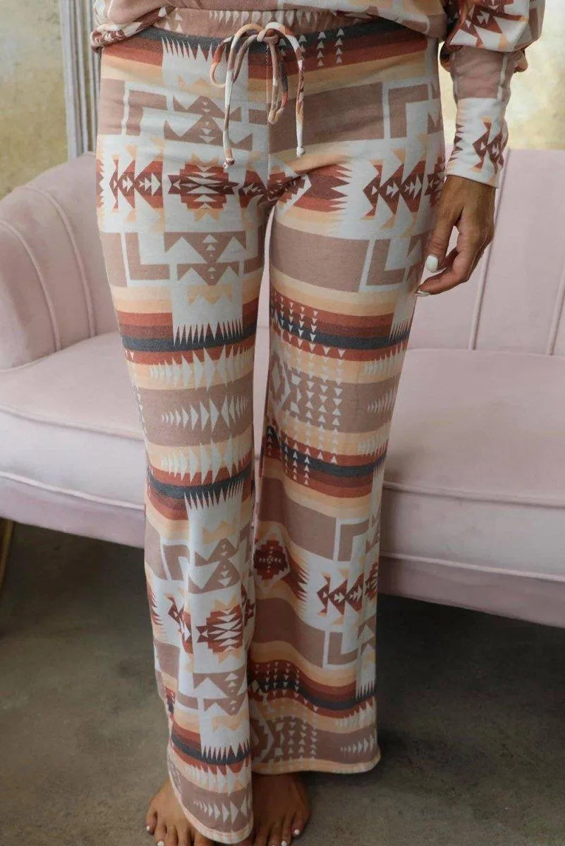Coral Aztecz Lounge Set