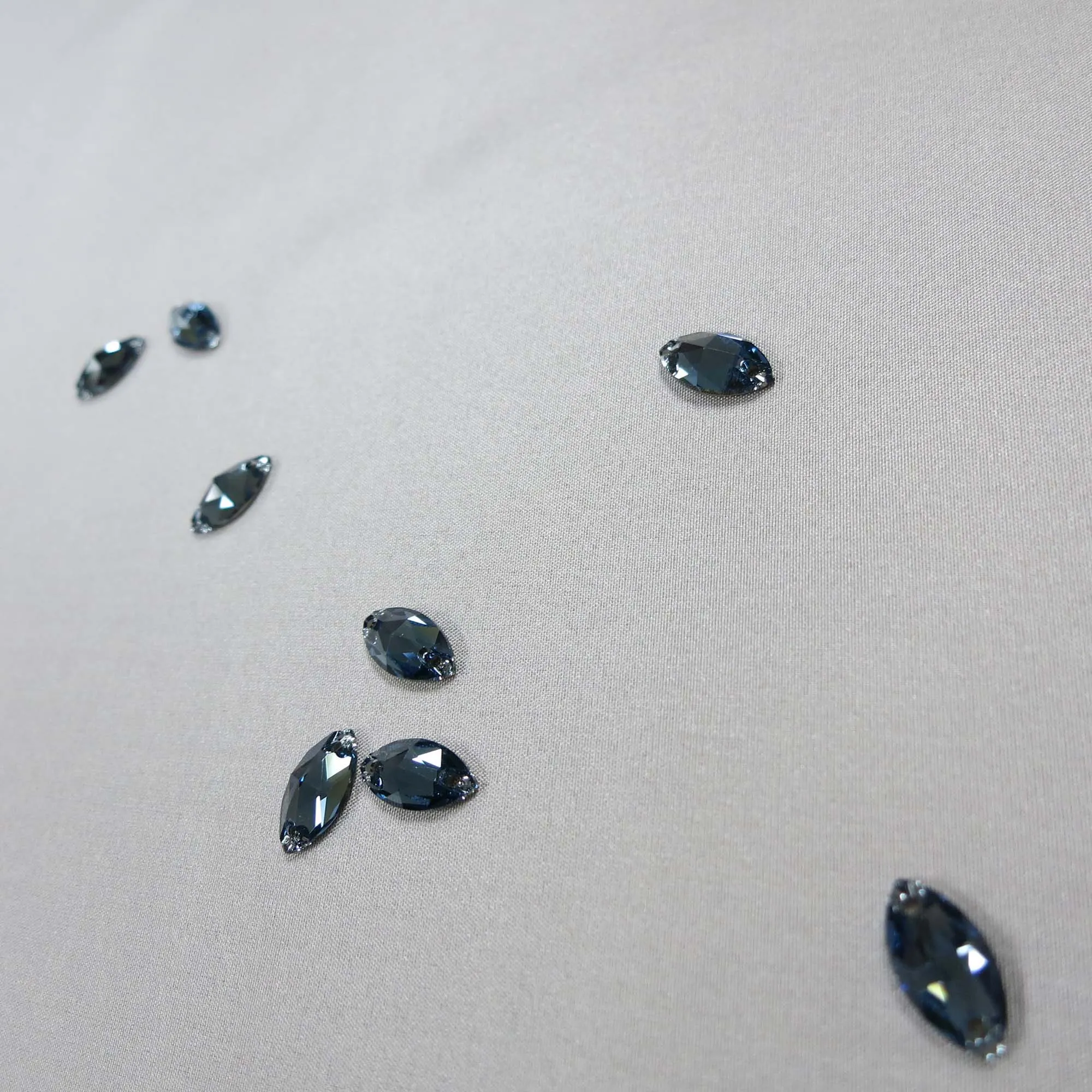 Denim Blue Swarovski Elements Stones 12x6MM