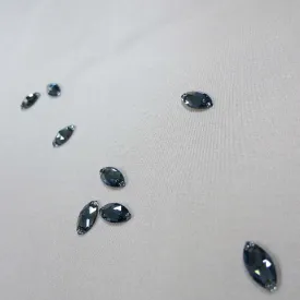 Denim Blue Swarovski Elements Stones 12x6MM