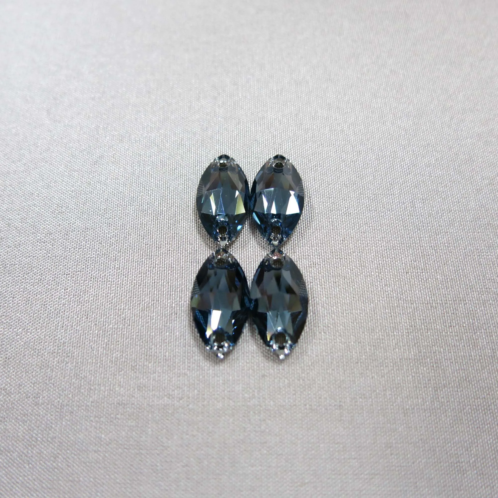 Denim Blue Swarovski Elements Stones 12x6MM