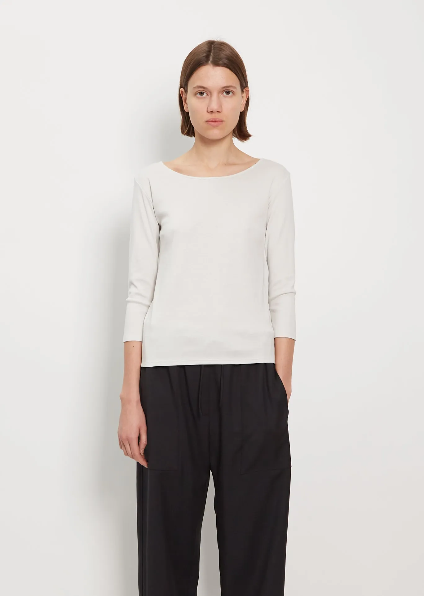 Didion Rib Tee — Dove