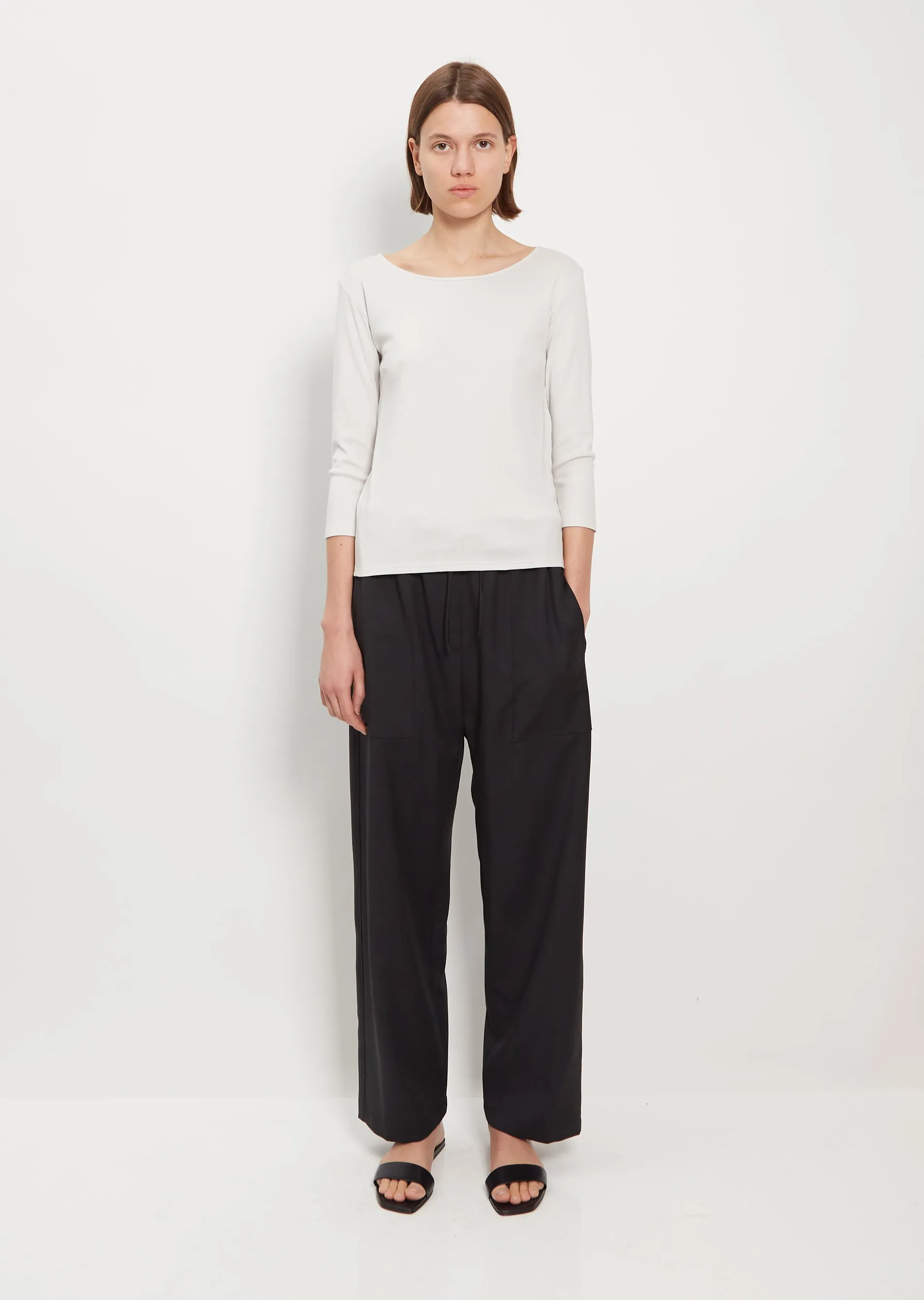 Didion Rib Tee — Dove