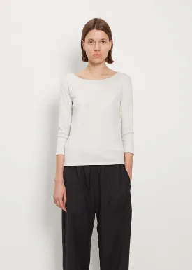 Didion Rib Tee — Dove