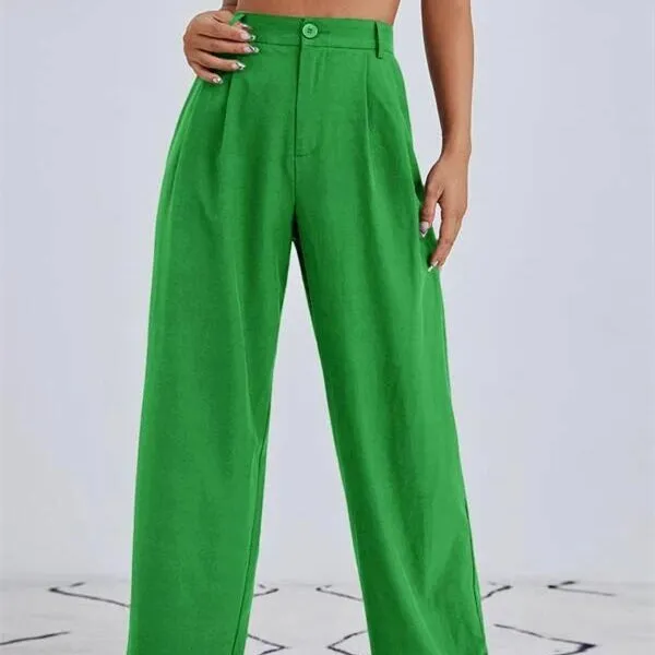 Fashion High Waist Casual Wide-Leg Pants