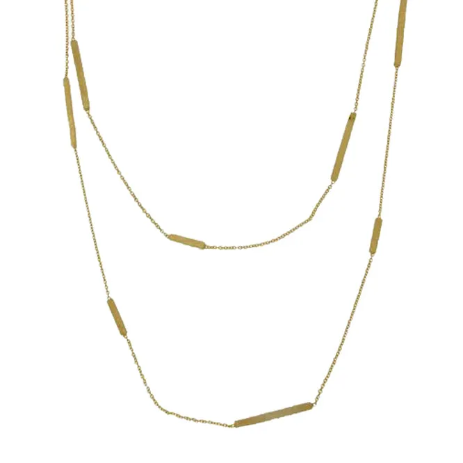 Gold Chain with Bars