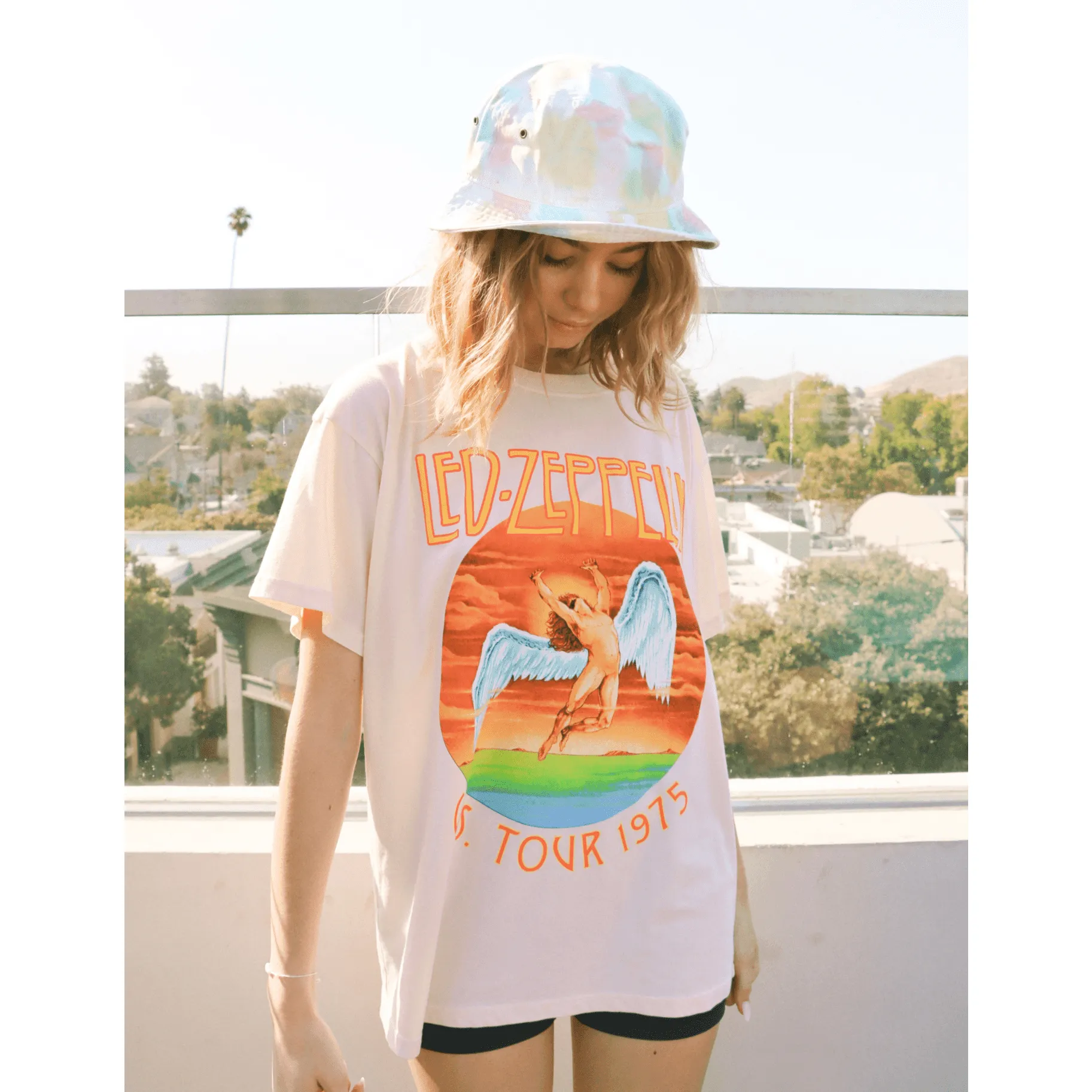Led Zeppelin Swan Song Boyfriend Tee