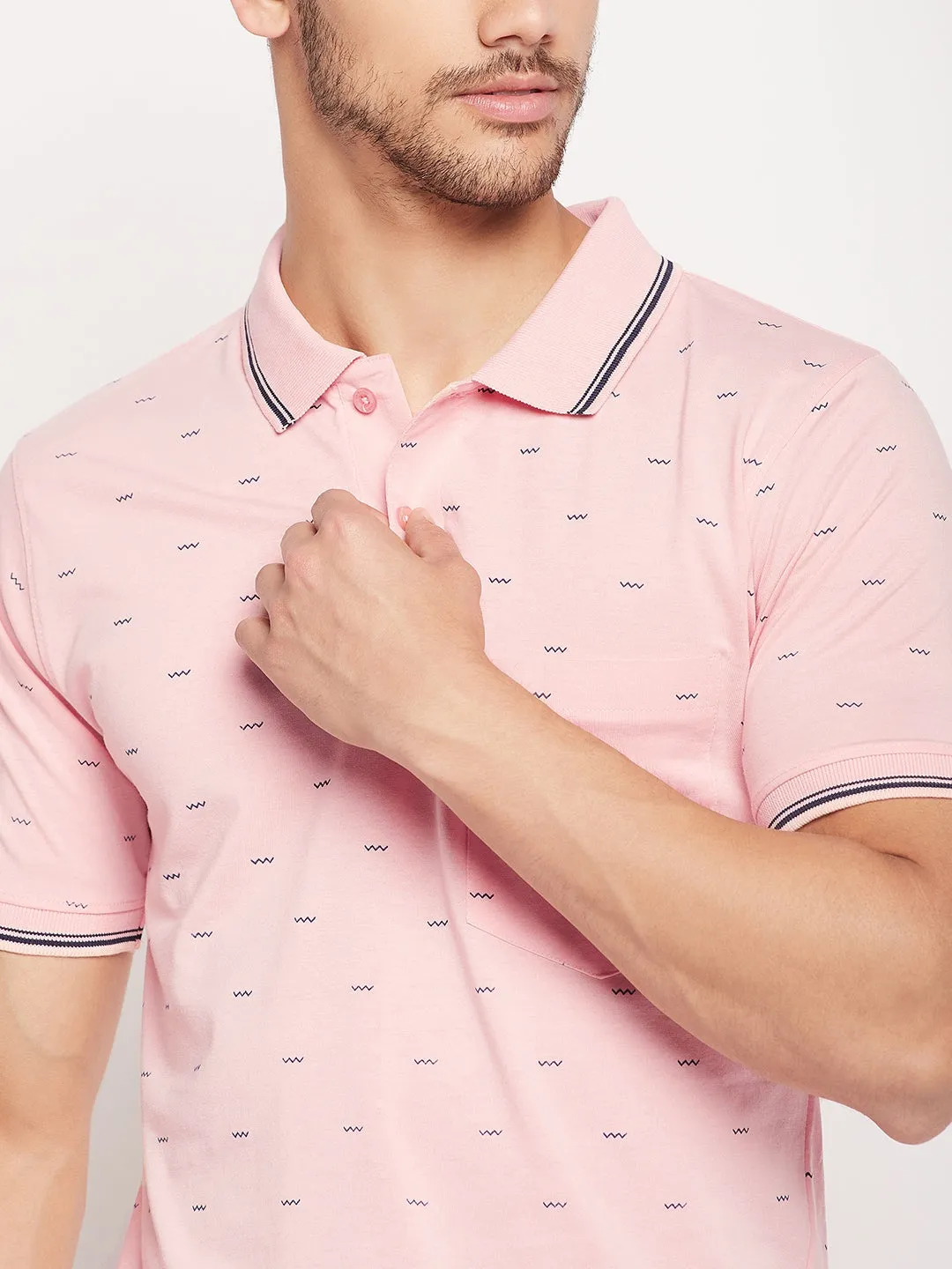 Men All over printed Polo