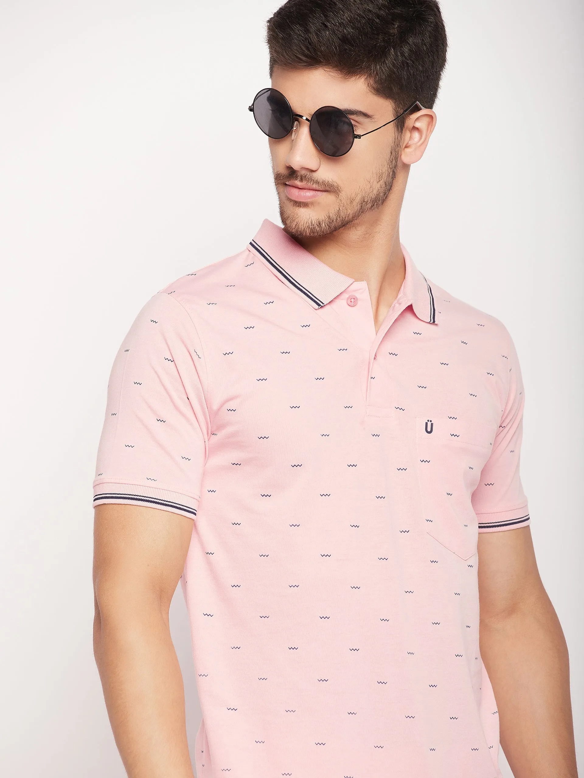 Men All over printed Polo
