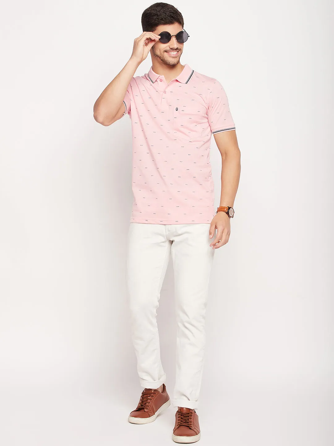 Men All over printed Polo