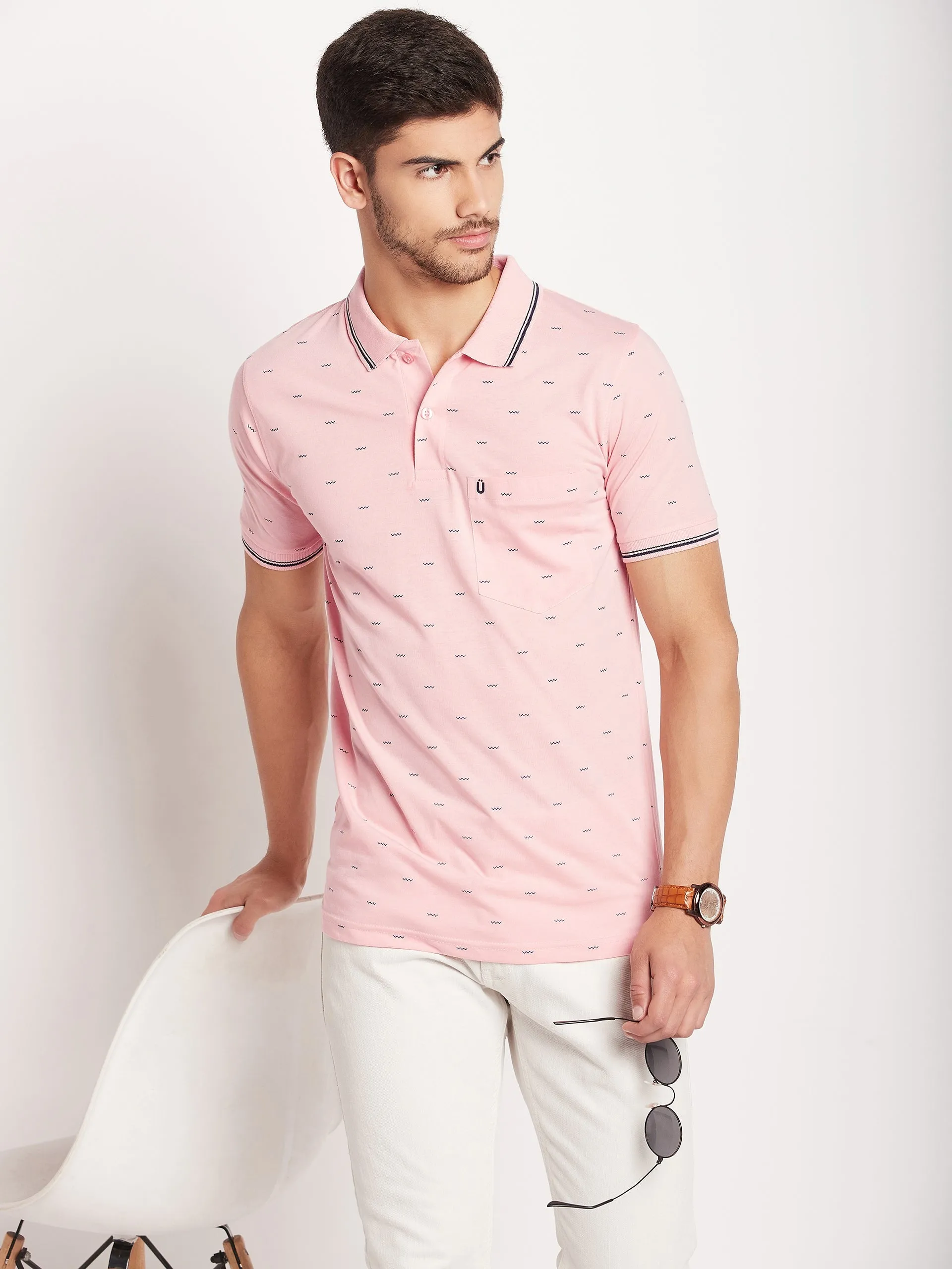 Men All over printed Polo