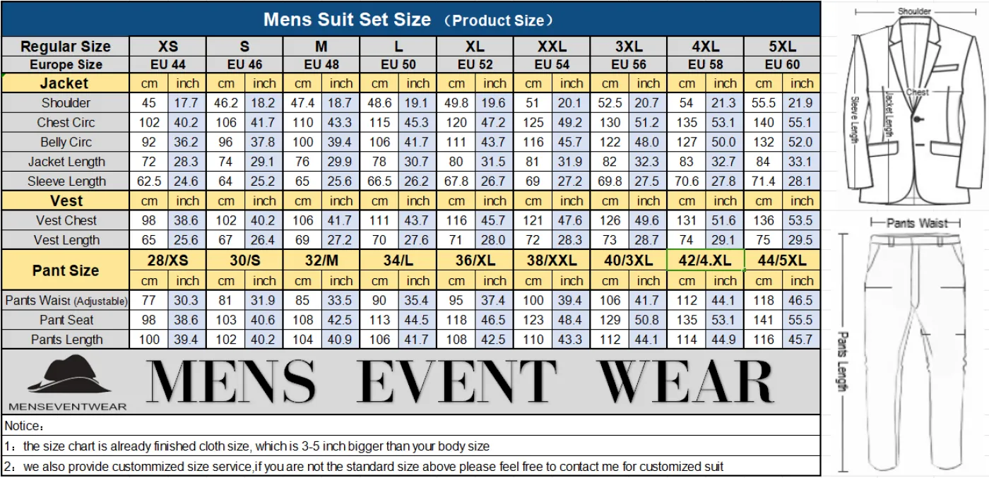 Men's Plaid 2 Piece Double Breasted Houndstooth Peak lapel Tuxedos (Blazer Pants)