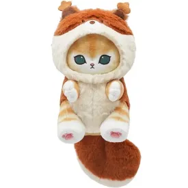 Mofusand Kawaii Squirrel Cat Plush 9"