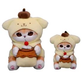 Mofusand Sanrio PomPom Purin Cat Plush 9"
