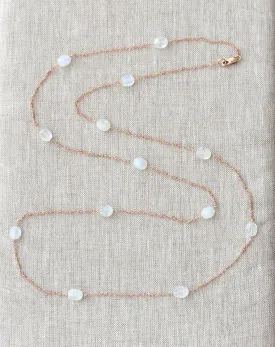 Pink Topaz Necklace