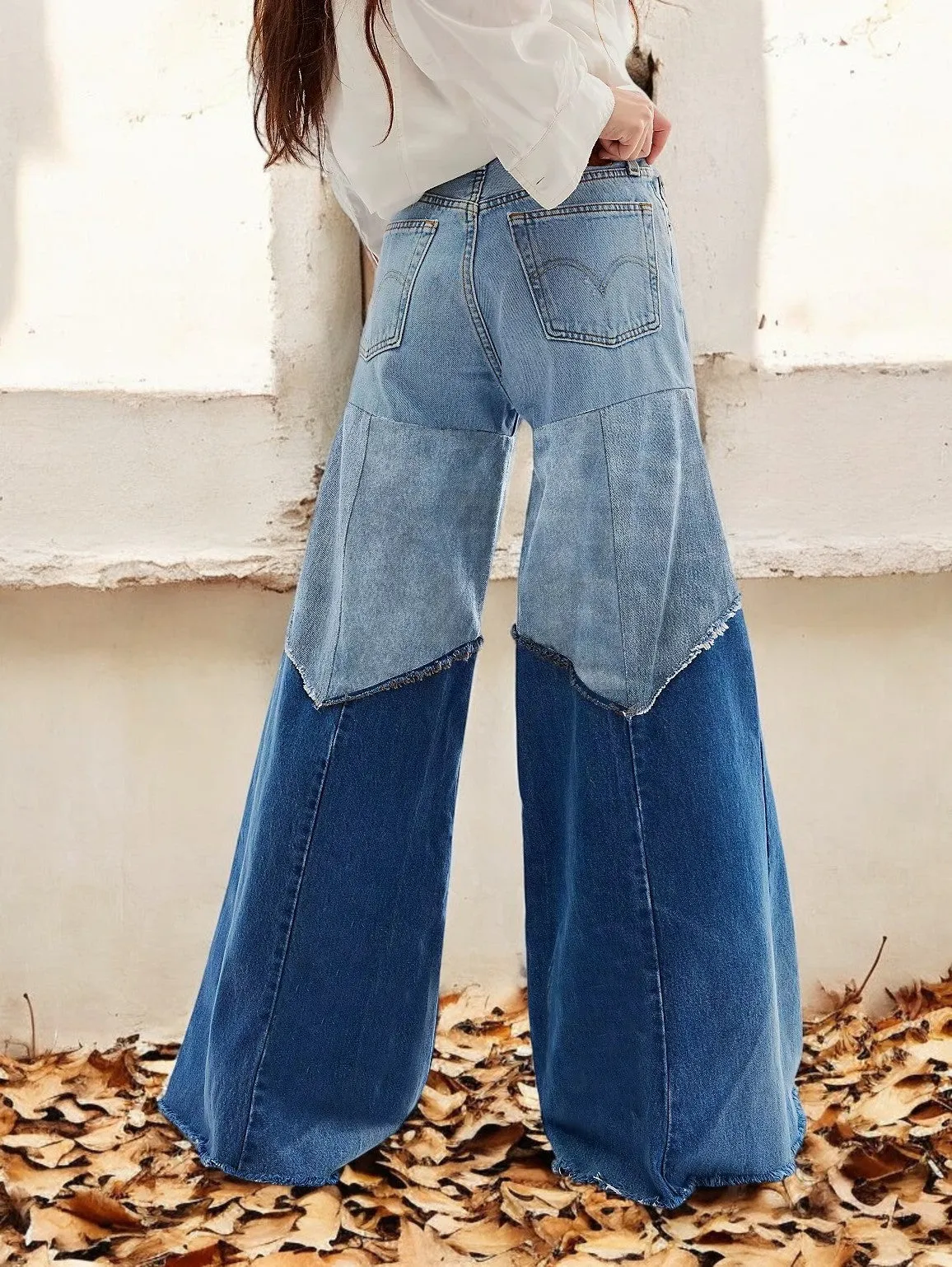 Ravena - Patchwork Baggy Pants