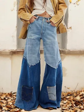 Ravena - Patchwork Baggy Pants