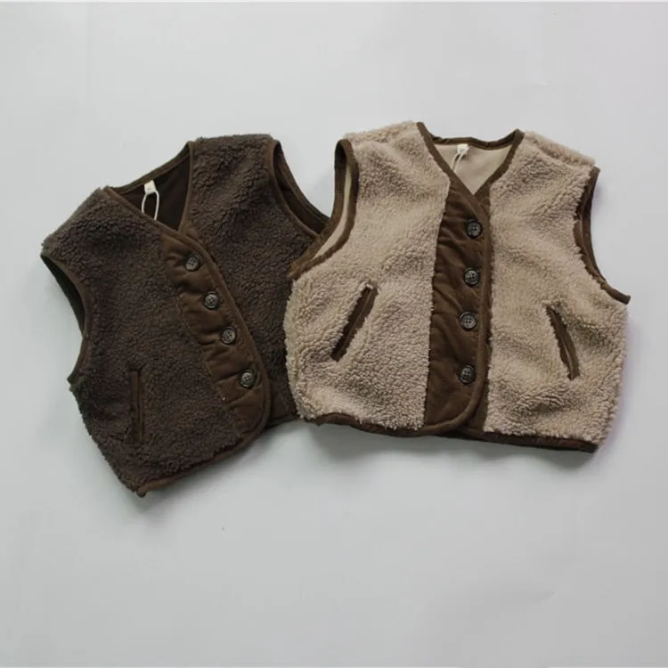 Thick Lamb Fleece Vest