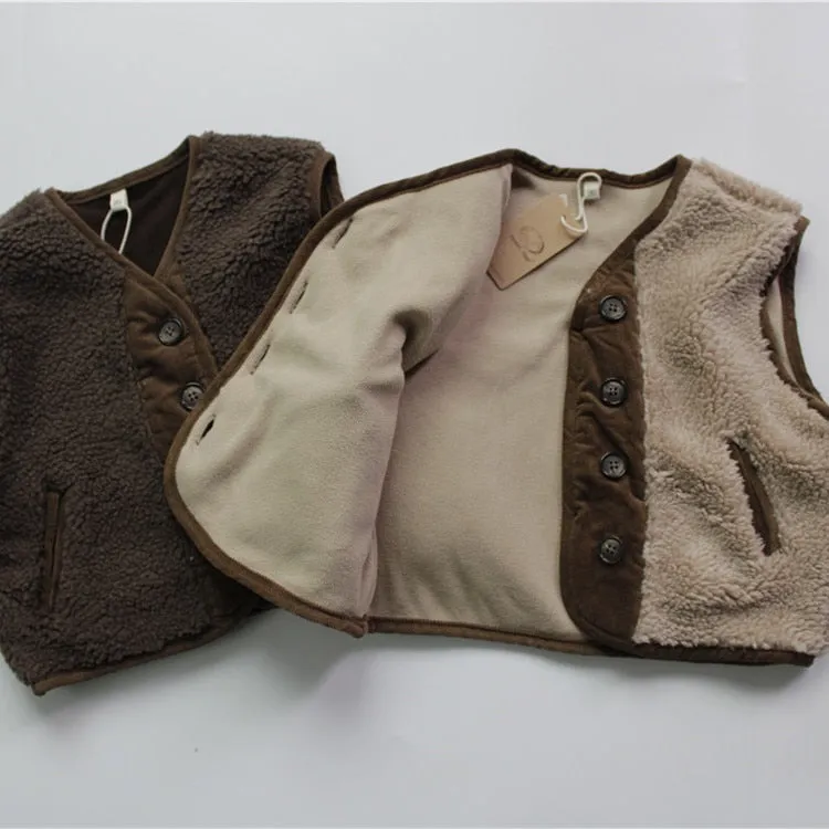 Thick Lamb Fleece Vest