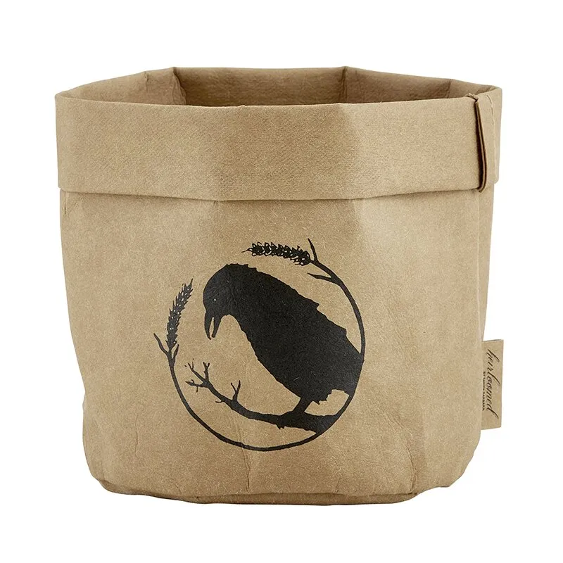 Washable Paper Holder - Medium - Blackbird