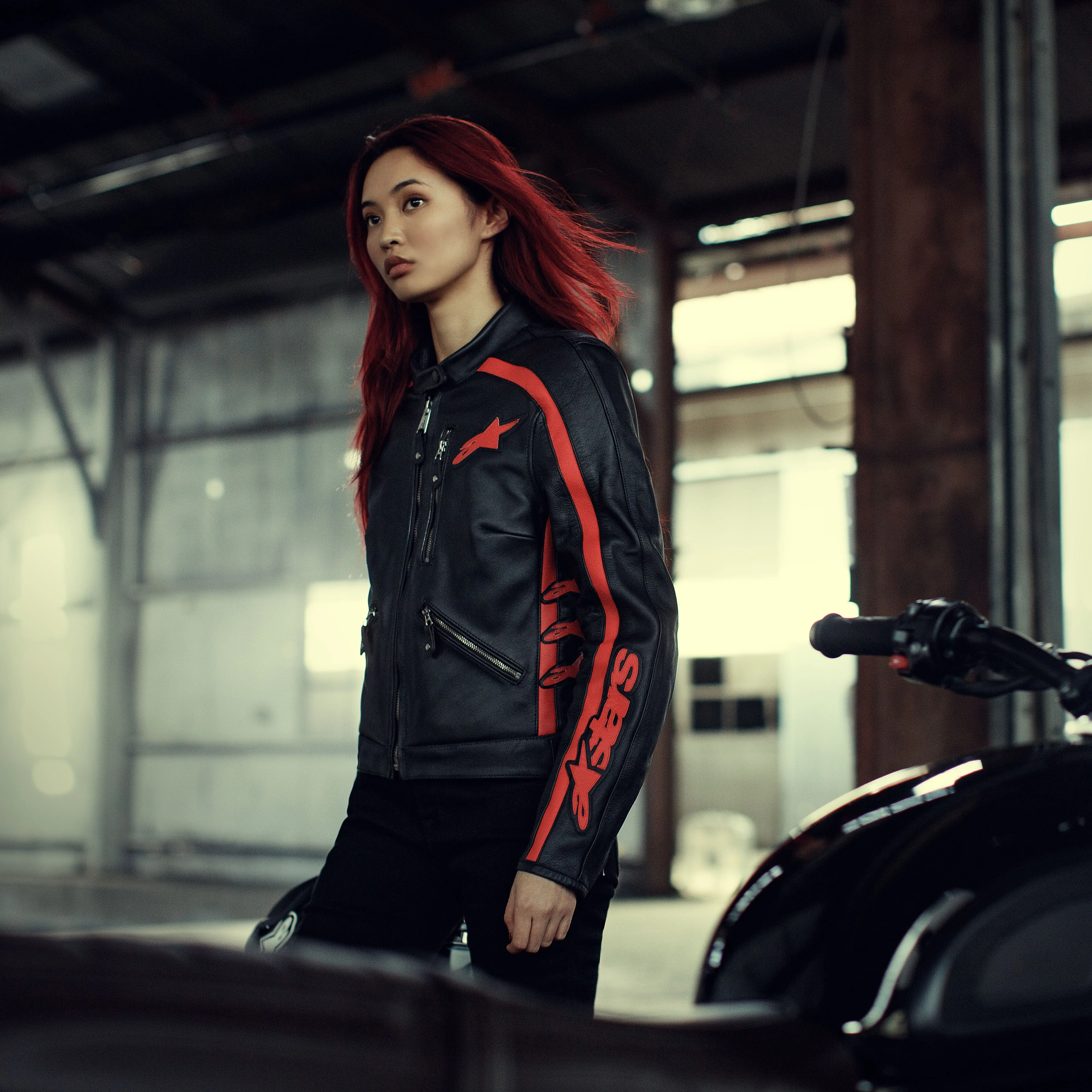 Women Stella Dyno Leather Jacket