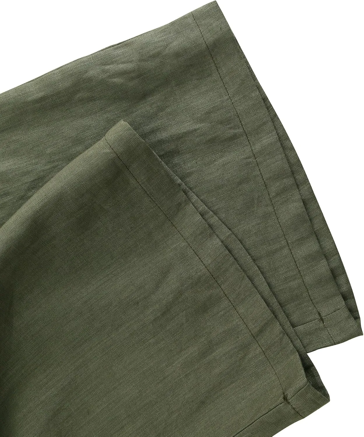 Women's 100% Linen Wide Leg Pants with Pockets